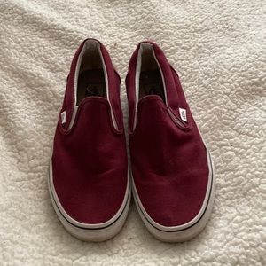 Vans - burgundy